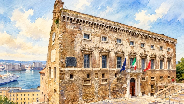 Watercolour: Palazzo degli Anziani