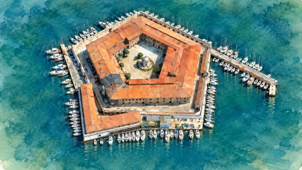 Watercolour: Mole Vanvitelliana
