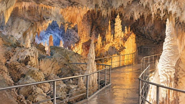 Watercolour: The managed visitor route