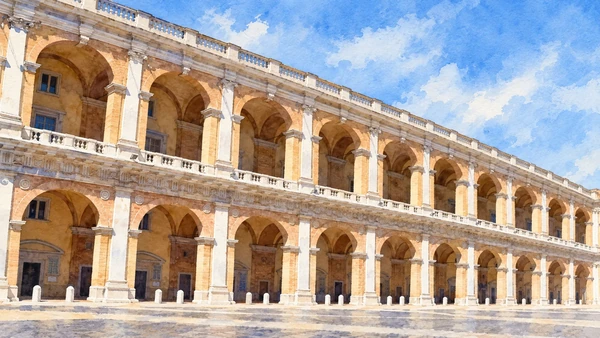 Watercolour: The Apostolic Palace
