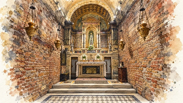 Watercolour: The Santa Casa and devotional tradition