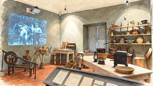 Watercolour: Museo dell’Emigrazione Marchigiana