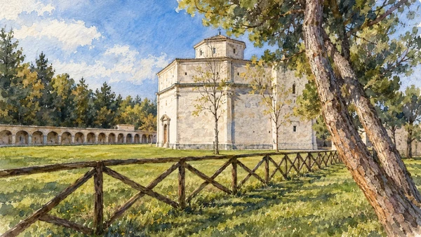 Watercolour: Sanctuary of Macereto